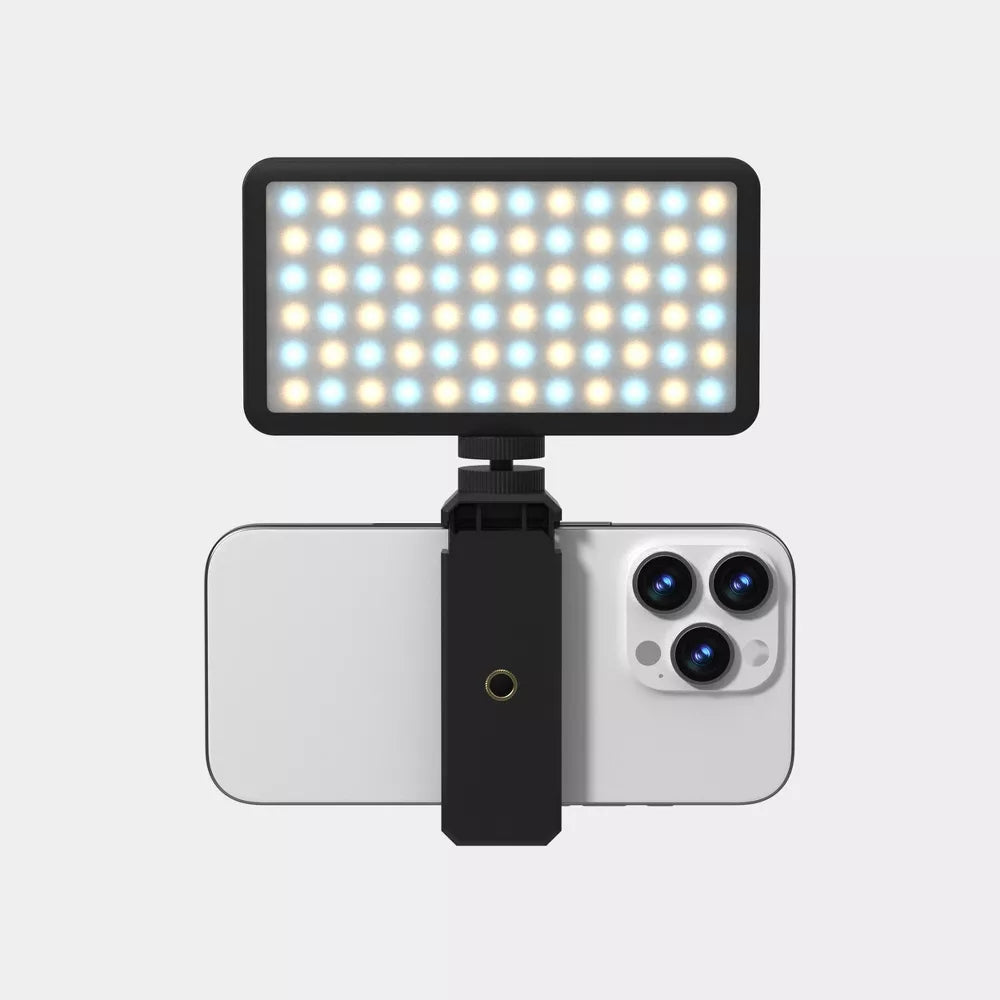Phone Mounted Portable LED Video Light