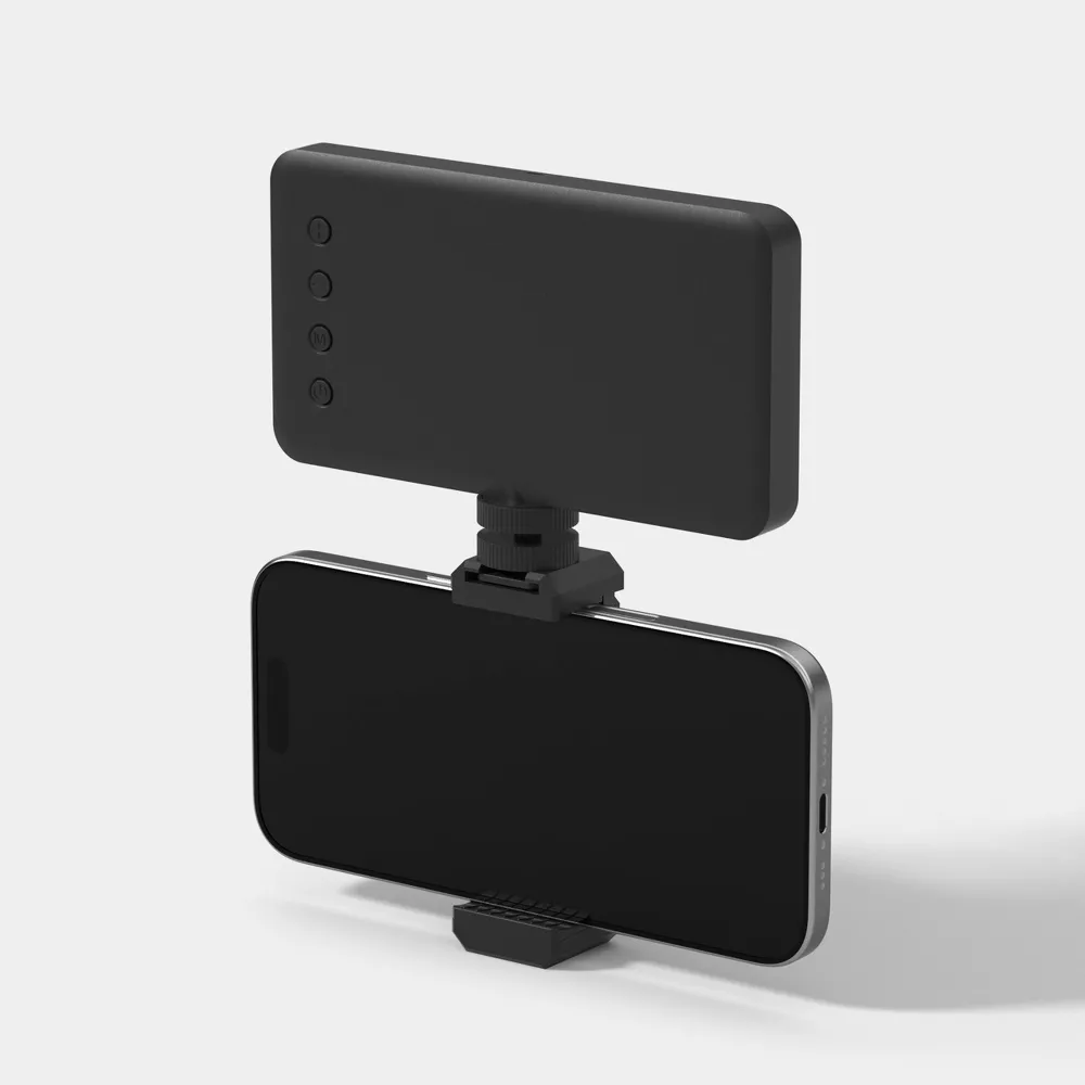 Phone Mounted Portable LED Video Light